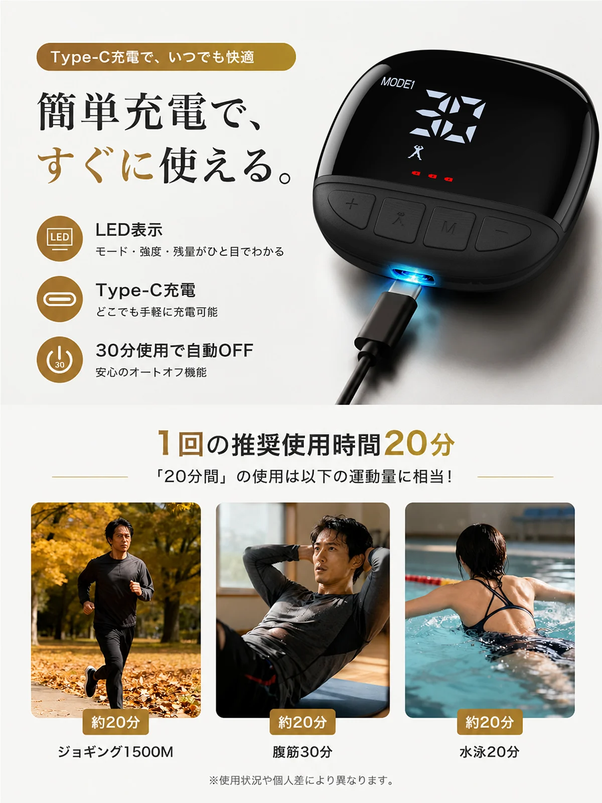 EMS腹筋ベルト J105 J105