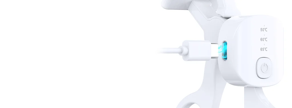 USB Type-Cで、手軽に充電