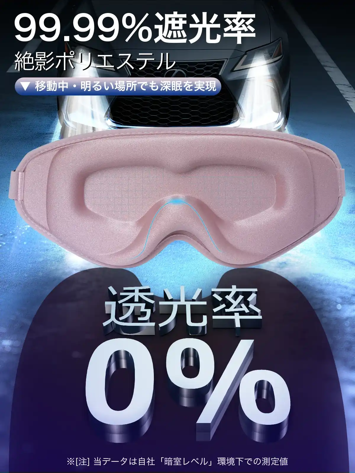 睡眠用 遮光アイマスク J155 J155