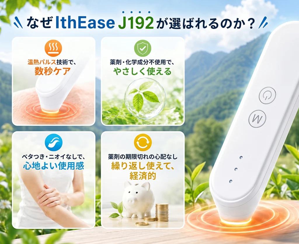 気になったそのとき、すぐ温熱ケア。