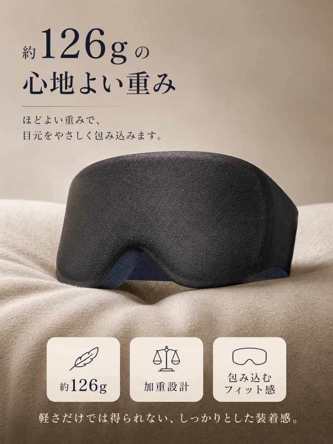 加重アイマスク シームレス一体型 J196 J196