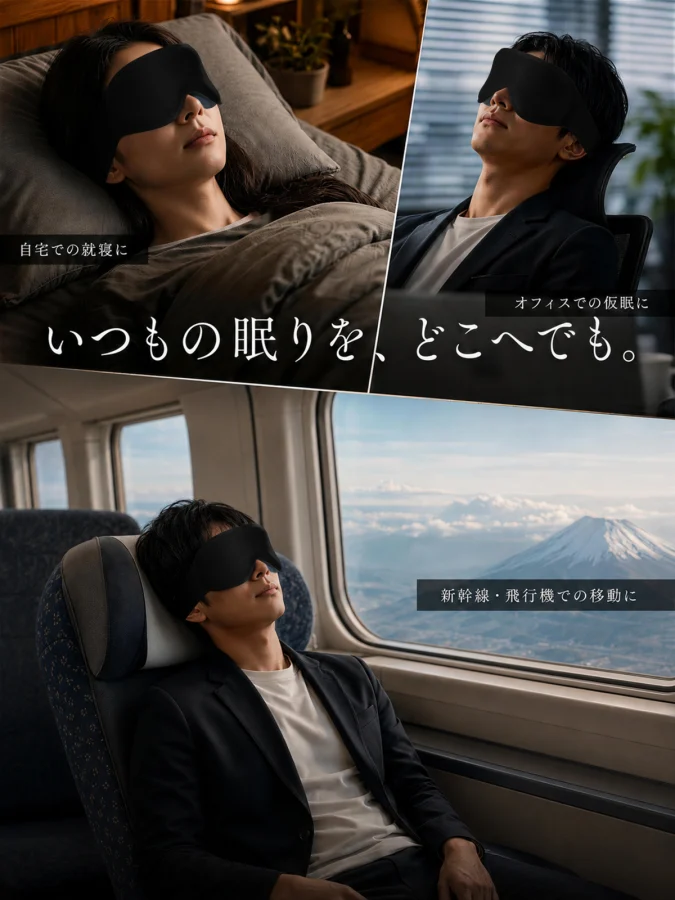 アイマスク シームレス一体型 J195 J195